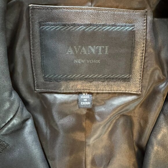 Avanti brown leather jacket size XL - Picture 13 of 14